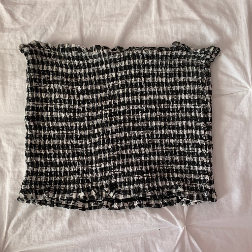 PacSun Checkered Tube Top